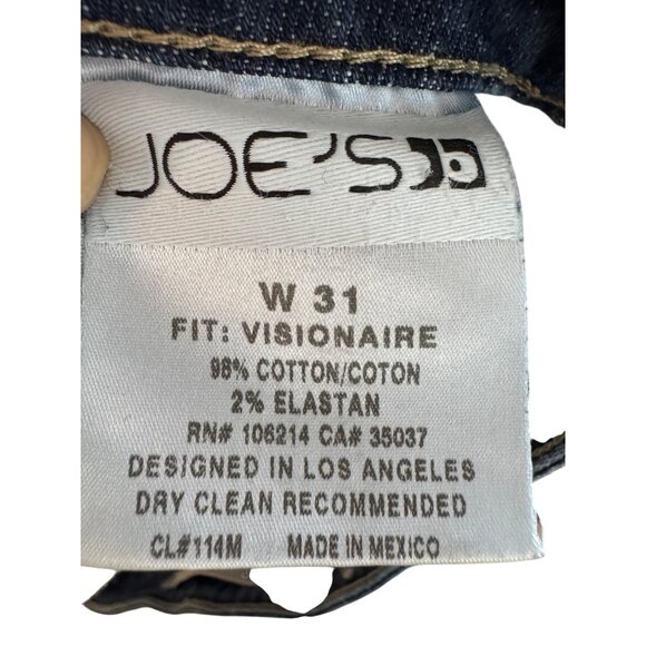 Joes Jeans Womens Visionaire Bootcut Jeans Size 31 Elsa Wash Flattering Fit Deni - Picture 4 of 6